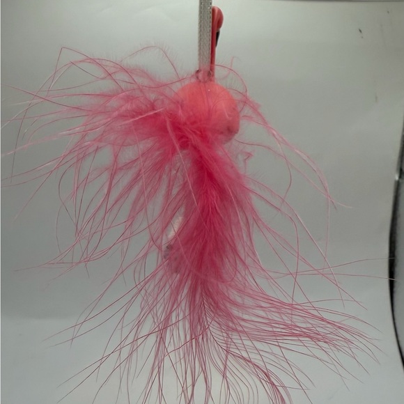 Hallmark Pink Flamingo Bird Ornament cake topper Skates - Picture 4 of 6